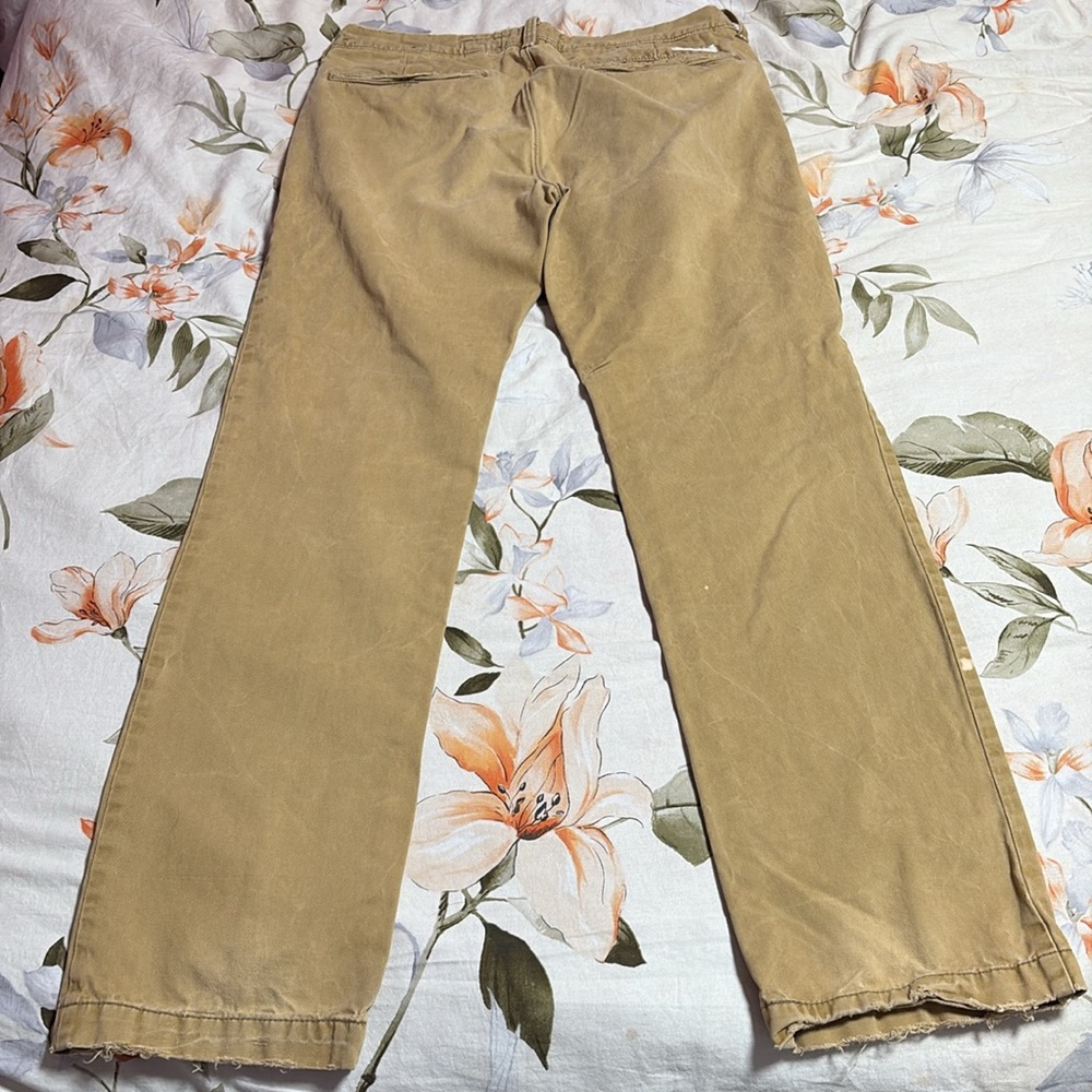 Abercrombie & Fitch Dark Khaki Pants 32x32 - Picture 8 of 15